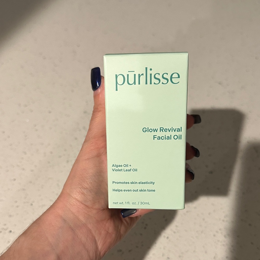 Purlisse Glow Revival Facial Oil - Mint Green